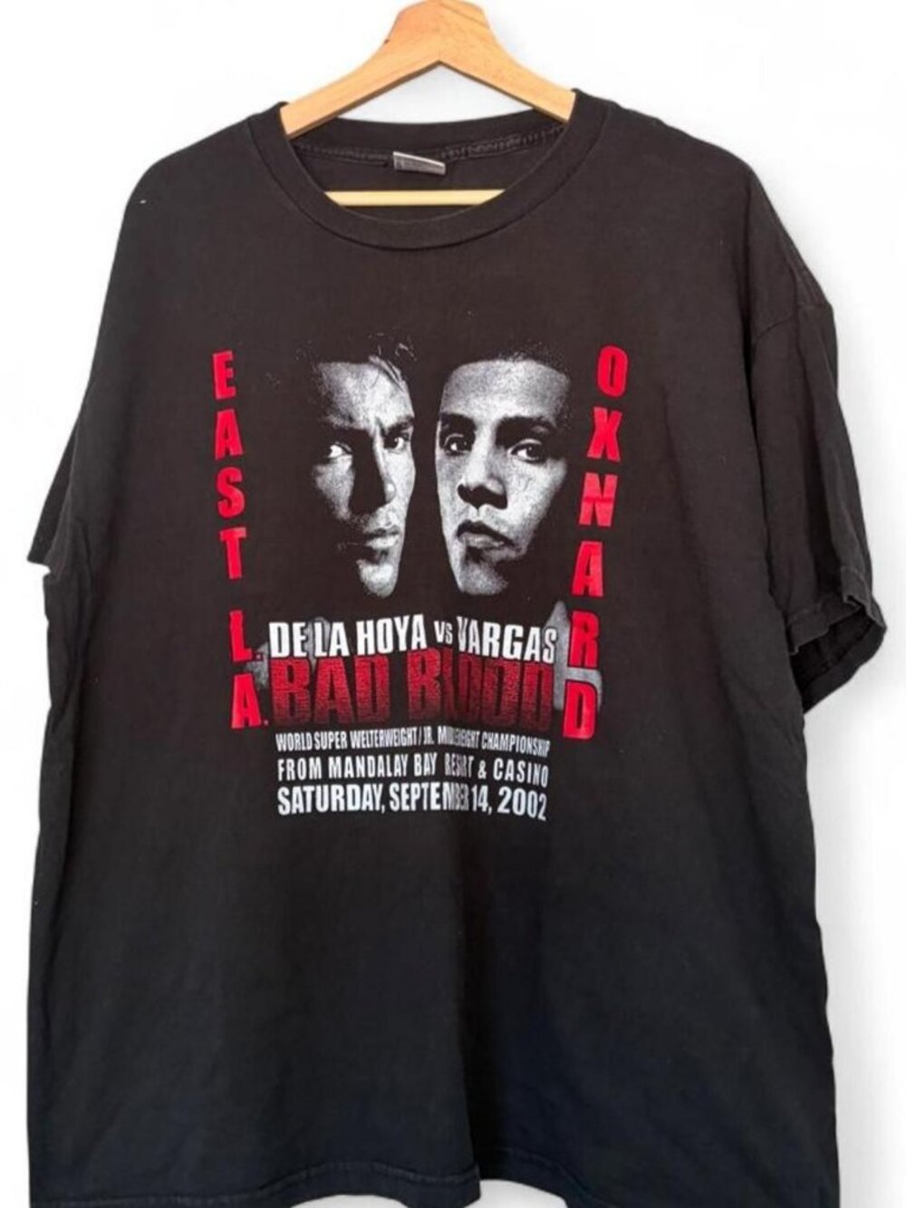 2002 De La Hoya vs Vargas Boxing TShirt